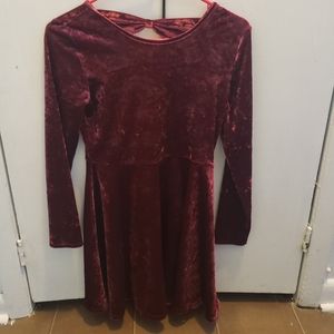 Children's Place Purple Velvet Dress